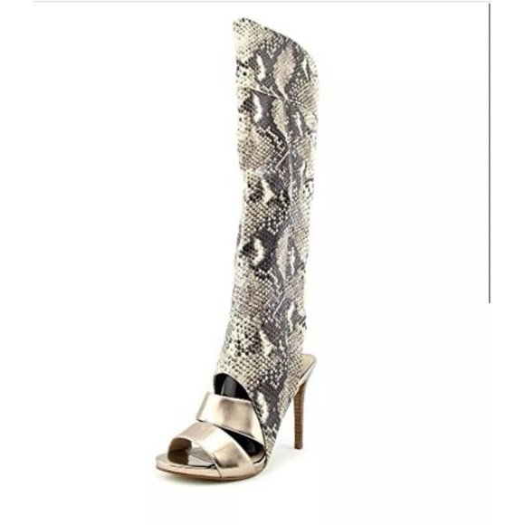 $199 Guess Women’s Condolan Over The Knee Boots Snake Elastic Material Size 6 - Picture 5 of 5